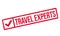 Travel Experts rubber stamp