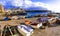 Travel in Gran Canaria  island - traditional fishing village Puerto de Sardina in north
