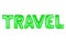 Travel, green color
