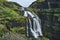 Travel and Hiking to Iceland`s highest waterfall