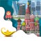 Travel infographic .Amazing Moscow 2018 . Russia infographic , Aladdin
