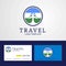 Travel Kabardino Balkaria Creative Circle flag Logo and Business