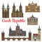 Travel landmarks and monuments of Czech Republic