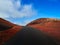 Travel in Lanzarote islands. Unique volcanic landscape