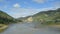 Travel laos boat in Khong river.