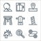travel line icons. linear set. quality vector line set such as location, search, road, pisa, road, hangman, map, elevator