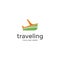 Travel Logo. Travel agency adventure creative sign