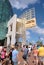 Travel-New Orleans-Crowds at Woldenberg River Front Park