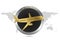 Travel / Plane / Airline Symbol in Luxury style