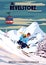 Travel poster Ski Revelstoke resort vintage. Canada winter landscape travel card
