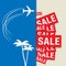 Travel Sale abstract design