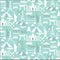 Travel seamless pattern