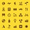 Travel solid icons