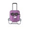 Travel suitcase super cool isolated with the cartoon