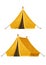 Travel tent camping vector illustration for nature tourism journey adventure