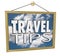Travel Tips Hanging Sign Agency Advice Helpful Information