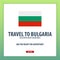 Travel to Bulgaria. Discover and explore new countries. Adventure trip.