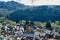 Travel to Germany - low green hills in Eifel mountain range in Nature and Geopark Vulkaneifel near Kyllburg Luftkurort in spring