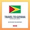 Travel to Guyana. Discover and explore new countries. Adventure trip.