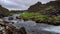 Travel to Iceland. Beautiful Icelandic landscape. Thingvellir Iceland Nature Reserve