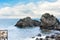 Travel to Italy: Acitrezza rocks of the Cyclops, sea stack in Catania, Sicily