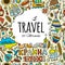 Travel to Ukraine. Seamless pattern for your design