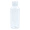 Travel Toiletries Transparent Clear Plastic on white background