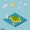 Travel, touring, vacation vector concept