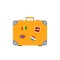 Travel tourism fashion baggage or luggage vacation handle leather big packing briefcase and voyage destination case bag