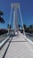 Travel and Tourism - Modern footbridge in a beautiful part of Surfers Paradise on the Gold Coast in Queensland