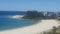 Travel and Tourism - Sweeping views of Coolangatta Beach looking towards the magical Rainbow Bay, Qld Australia