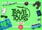 Travel and Tours Exclusive Package Up To 50% Off with Vector 3D Realistic Traveling Item Elements