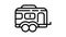 Travel trailer icon animation