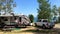 Travel trailer rv camping