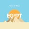 Travel the world - Egypt