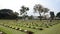 Traveler foreigner visit Kanchanaburi War Cemetery (Don Rak)
