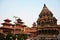 Traveler and Nepalese people come to Patan Durbar Square