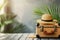 traveler suitcase and hat on summer holidays Background, summer travel trip