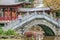 Traveler Tourist Woman at public park in oldtown of Dali ,Yunnan, China