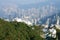 Traveler view Hongkong from peak