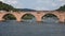 Travelers walking and visit on Karl Theodor Bridge or Old Bridge of Heidelberg