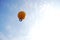 Traveller look View on top of Angkor Wat by balloon in Siemreap, Cambodia.