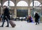 Travellers in Gare du Nord