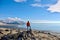 Travelling to Great Salt Lake and Antelope Island in a winter day.