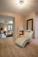 Travertine house: armchair