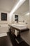 Travertine house - spacious bathroom