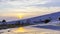 Travertine limestone mountain and terraces of Pamukkale, Turkey,