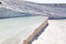 Travertine pools and terraces at Pamukkale, Turkey