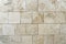 Travertine rock wall