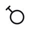 Travesti symbol. Gender and sexual orientation icon or sign concept.